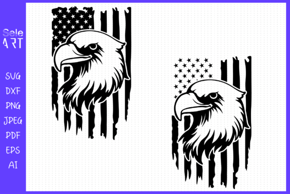 America Flag, Patriotic Eagle Graphics and Crafts