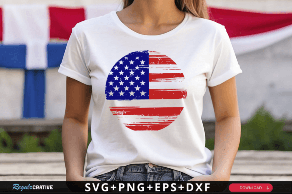 American Flag SVG Design, Graphics & Crafts