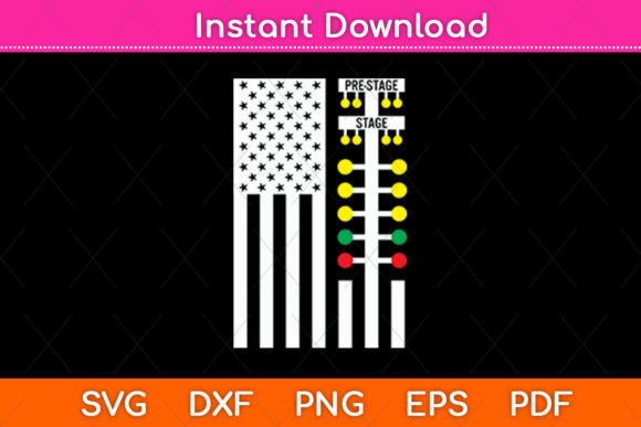 Drag Racing Flag: Graphics & Crafts for High-Octane Design
