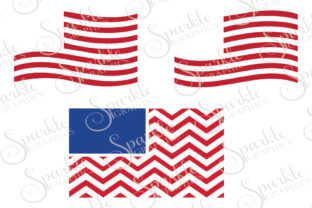 Flag Monogram Frame Cut Files for Crafts and Graphics
