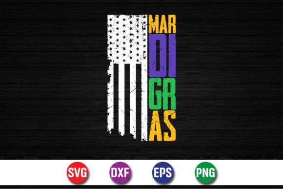 Happy Mardi Gras American Flag SVG: Graphics and Crafts in Action