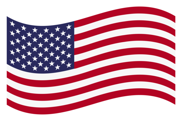 National American Flag Emblem: Graphics and Crafts