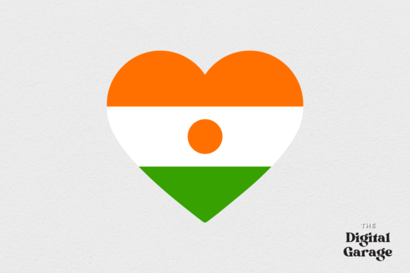 Niger Heart Flag, SVG PNG Review