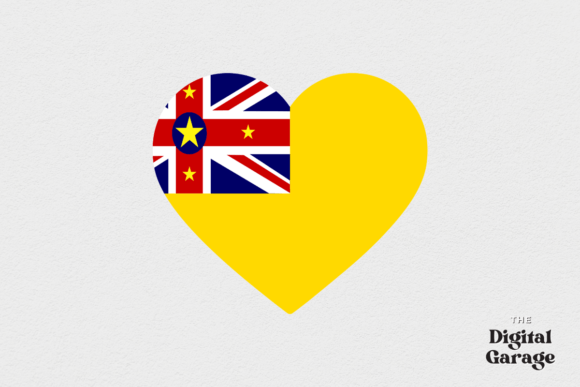 Niuie Heart Flag, SVG PNG Review
