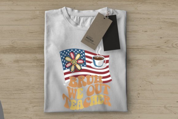 Patriotic Coffee Tsirt, Graphics & Crafts